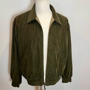 Faconnable Albert Goldberg Men’s Water Resistant Bomber Jacket Size M Preppy